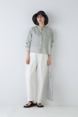 ◆１６０／１ラミーチェック柄ブラウス（０７７４１１０５０６）