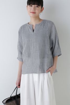 ＜human woman (Women)＞◆１６０／１ラミーチェック柄プルオーバー（０７７４１１０５０７）