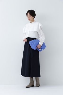 ◆ベルト付き巻きスカート（０７７４１２０２００）