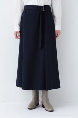 ◆ベルト付き巻きスカート（０７７４１２０２００）