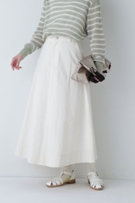 ＜human woman (Women)＞◆近江晒フレアスカート（０７７４１２０３０２）