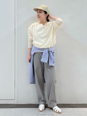◆先染めドビーストレッチパンツ（０７７４１３０３０２）