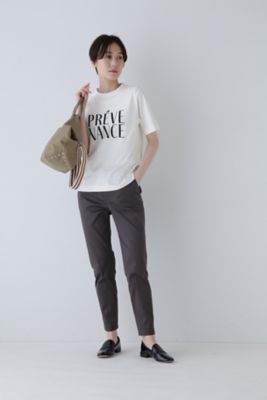 ◆サテンストレッチスリムパンツ（０７７４１３０４０２）