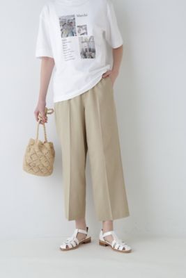 ◆センタープレスストレートパンツ（０７７４１３０５０５）