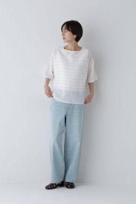 セミワイドブリーチデニム（０７７４１３０６０４）