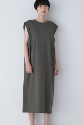 ◇引き揃え天竺ワンピース（0774146600） | human woman