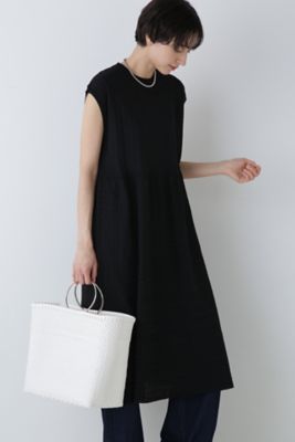 ◇シアーチェックニットワンピース（0774147500） | human