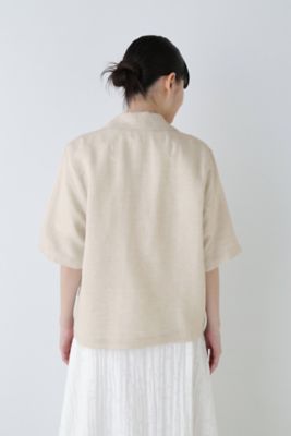 ◆ポプリンワッシャーハーフスリーブジャケット（０７７４１５０５００）