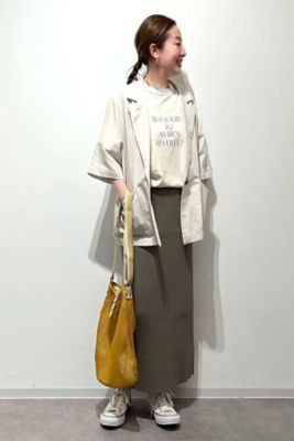 ◆ポプリンワッシャーハーフスリーブジャケット（０７７４１５０５００）