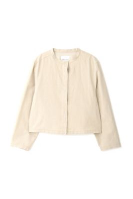 ◆綿麻シャンブレーブルゾン（０７７４１５５４００）