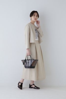 ◆綿麻シャンブレーブルゾン（０７７４１５５４００）