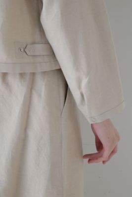 ◆綿麻シャンブレーブルゾン（０７７４１５５４００）