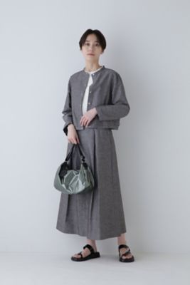 ◆綿麻シャンブレーブルゾン（０７７４１５５４００）