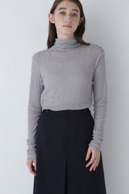 human woman (Women)/ヒューマンウーマン シアータートルカットソー(0774160001) グレー023 トップス【三越伊勢丹/公式】