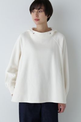 ＜human woman (Women)＞ポケット付きミニ裏毛フーディー（０７７４１６０１００）