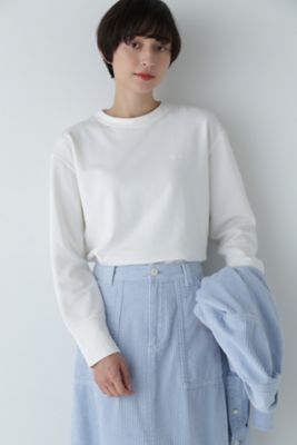 ＜human woman (Women)＞ハイゲージ裏毛ロゴロンＴ（０７７４１６０１０５）