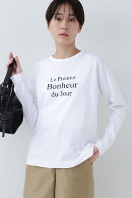 ＜human woman (Women)＞◆綿天竺ロゴロンＴ（０７７４１６０２０２）