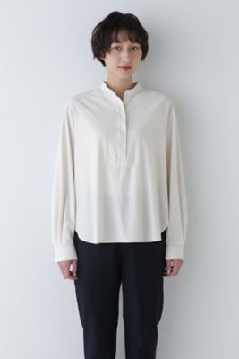 ◆鹿の子ジャージーストライププルオーバー（０７７４１６０３０１）