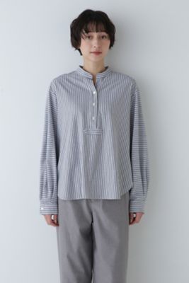◆鹿の子ジャージーストライププルオーバー（０７７４１６０３０１）