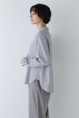 ◆鹿の子ジャージーストライププルオーバー（０７７４１６０３０１）