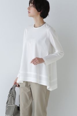 ＜human woman (Women)＞◆Ａラインカットソーブラウス（０７７４１６０３０３）