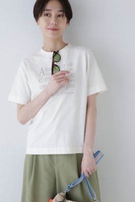 ＜human woman (Women)＞◆リサイクルロゴＴシャツ（０７７４１６０４０７）