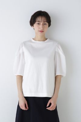 ◆袖布帛ドッキングプルオーバー（０７７４１６０５００）