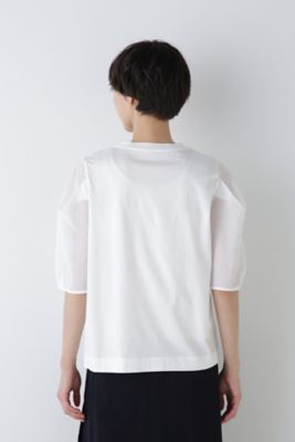 ◆袖布帛ドッキングプルオーバー（０７７４１６０５００）