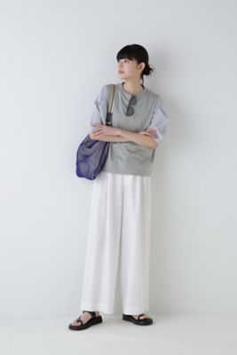 ◆袖布帛ドッキングプルオーバー（０７７４１６０５００）