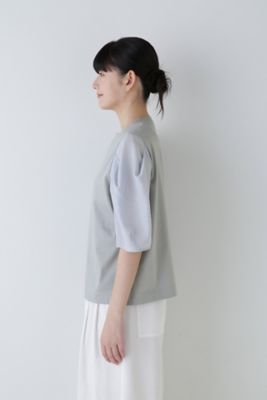 ◆袖布帛ドッキングプルオーバー（０７７４１６０５００）