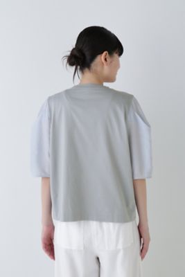 ◆袖布帛ドッキングプルオーバー（０７７４１６０５００）