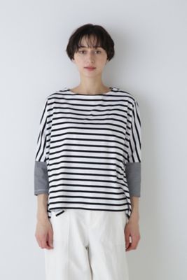 ◆ドッキングボーダードルマンスリーブカットソー（０７７４１６０５０４）
