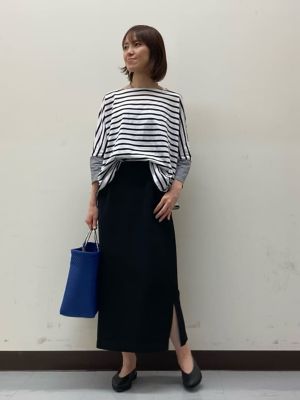 ◆ドッキングボーダードルマンスリーブカットソー（０７７４１６０５０４）