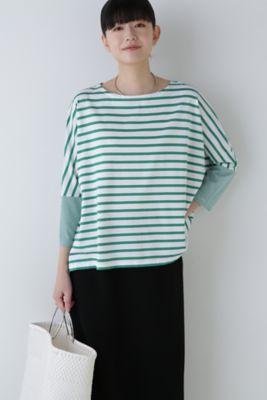 ◆ドッキングボーダードルマンスリーブカットソー（０７７４１６０５０４）