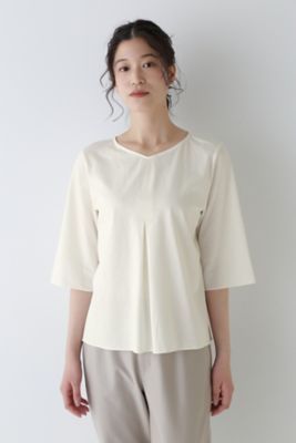 ◆４０／ジャガード千鳥ジャージカットソー（０７７４１６０６００）