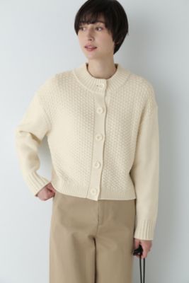 美品】 AP STUDIO サーマルカーディガン ニットカーディガン
