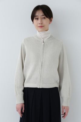 ◆ギマコットンジップアップカーディガン（０７７４１７０２００）