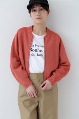 ◇ギマコットンジップアップカーディガン（0774170200