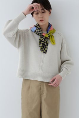 HUMAN WOMAN ギマコットンプルオーバー コットン100% 美品 ◇ギマコットンプルオーバー（0774170201） | human
