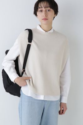 ニットベスト（0774170210） | human woman (Women