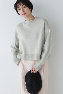 【SALE】human woman (Women)/ヒューマンウーマン MIXカラーギマニット(0774170301) イエロー トップス【三越伊勢丹/公式】