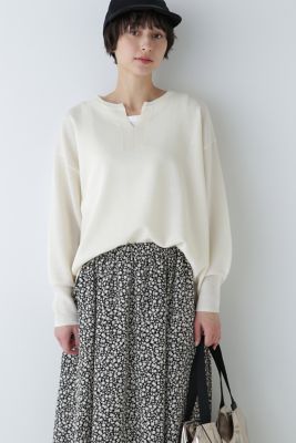 ＜human woman (Women)＞◆キーネックメランジニット（０７７４１７０３０４）