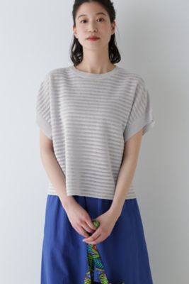 ＜human woman (Women)＞◆ラミーメッシュニット（０７７４１７０６０１）
