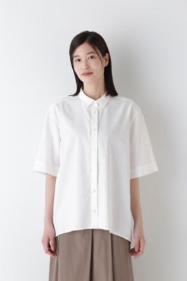 ◆綿麻半袖シャツ（０７７４２１０７０４）