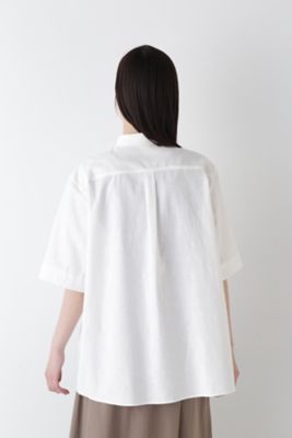◆綿麻半袖シャツ（０７７４２１０７０４）