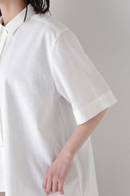 ◆綿麻半袖シャツ（０７７４２１０７０４）