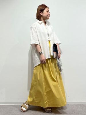 ◆綿麻半袖シャツ（０７７４２１０７０４）