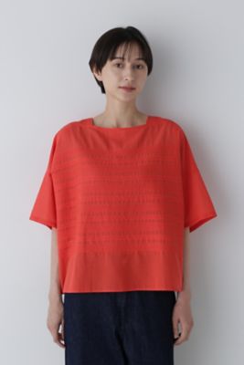 ◆インドピンタックコットンボイルブラウス（０７７４２１０７０７）