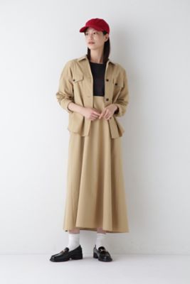 ◆近江晒シャツブルゾン（０７７４２１０８０１）