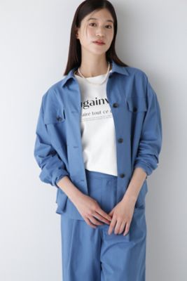 ◆近江晒シャツブルゾン（０７７４２１０８０１）